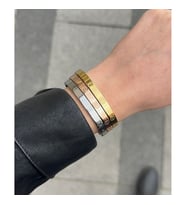 3 Adet Bijuteri Metal Bilezik Altın Gümüş Rose Gold Hediyelik Ürün Doğum Günü Yıl Dönümü Arkadaşa Sevgiliye Hediye Aksesuar Seti
