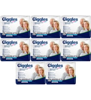 Giggles Hasta Bezi Yetişkin Bel Bantlı Tekstil Yüzey Ekstra Büyük (XL) 240 Adet (8PK*30)