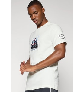 Nike Soccer Jersey Total 90 Print Tee Men's T-Shirt Baskılı Erkek Tişört Krem