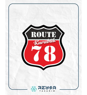 78 Karabük Sticker 10x10 cmRenkli Sticker