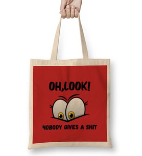 Sarcasm Funny Comment Quotes Gift - Sarcastic Women And Men Humorous Saying Bez Çanta Uzun Saplı