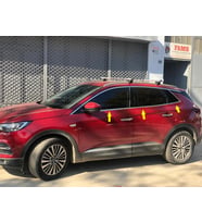 Opel Grandland X Krom Cam Alt Çıtası 6 Parça 2017 ve üzeri Paslanmaz Çelik