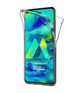 Samsung Galaxy M40 360 Kılıf Şeffaf Ön Arka Silikon M 40