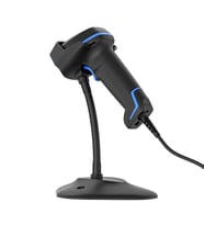 TIWOX VS-50 2D KAREKOD DPM KABLOLU USB BARKOD OKUYUCU + STAND