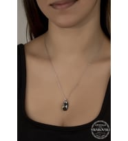 Union Swarovski Crystal Kadın Özel Kesim Zirconia Gümüş Kolye
