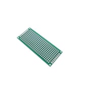 Çift Yüzlü Delikli Plaket 3x7cm Pertinaks