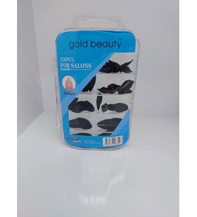 GOLD BEAUTY 100 LÜ MAT SİYAH TIRNAK