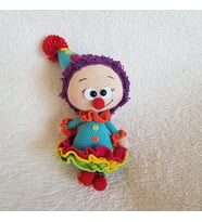 Palyaço Bonnie Amigurumi Organik Oyuncak