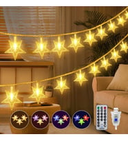 USB GİRİŞLİ SARI ve RENKLİ IŞIK MODLU 12 METRE 99 LED YILDIZ KUMANDALI 8 MODLU EV BAHÇE BALKON AĞAÇ ÇİT SÜSÜ LED IŞIK LAMBA