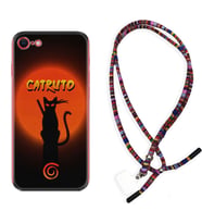 Apple iPhone 5 6 7 8 Plus Se XR Kılıf Boyun Asklı Rasta Silikon Catrudo 1679