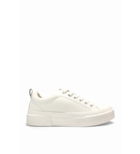 Lufian 122230055 Mia Kadın Hakiki Deri Klasik Sneaker Beyaz