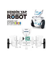 Kendin Yap STEM V01 Montaj Robot  Yerçekimi Sensörlü El Bandı Kumandalı Eğitici Oyuncak Robot