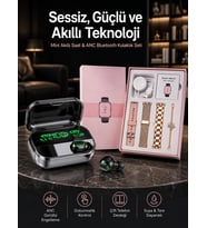 Yeni Nesil Kaliteli Akıllı Saat ve Kablosuz Bluetooth Kulaklık Yüksek Ses Kaliteli Yeni Nesil