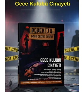 Dedektif Dava Çözme Oyunu – Gece Kulübü Cinayeti  Gizem, Soruşturma ve Strateji Masa Oyunu