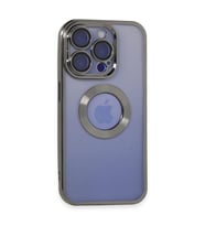 Apple İphone 15 Pro Kılıf Slot Silikon - Titan Gri