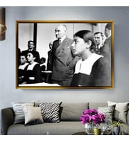 Altın Çerçeveli dekoratif tablo a1152 (Gold)