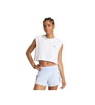 Adidas Run Ess Tk W Kadın Koşu Crop Üst KA0290 Beyaz