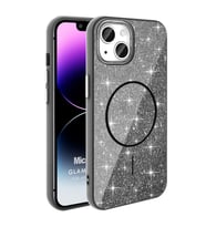 Microsonic Apple iPhone 13 Kılıf GlamGrip Luxe Siyah (Siyah)