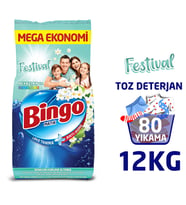 Bingo Matik Festival 12 kg Renkliler ve Beyazlar Toz Çamaşır Deterjanı