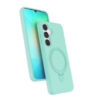 Samsung Galaxy S25 Regal Magsafe Standlı Kapak - Su Yeşili