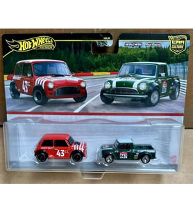 Hot Wheels Premium JBK97 Car Culture 2 Pack Morris Mini // '67 Austin Mini Pickup
