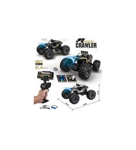 Uzaktan Kumandalı Full Fonksiyon Sarjlı Rock Crawler 4x4 Kameralı Video Çeken Arazi Aracı 25 Cm