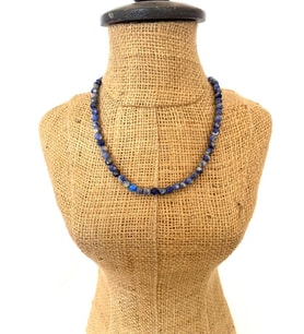 Lapis Lazuli Doğal Taş Kolye