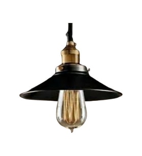 Mylight Retro Rustik Avize Siyah Eskitme Askılı