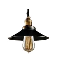 Mylight Retro Rustik Avize Siyah Eskitme Askılı