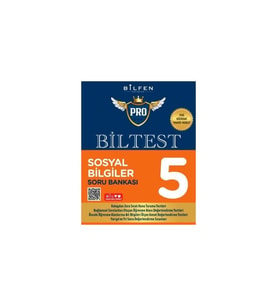 Bilfen Yayınları 5. Sınıf Sosyal Bilgiler Biltest Pro Soru Bankası