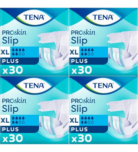 Tena Proskin Slip Plus Bel Bantlı Yetişkin Bezi XL - Ekstra Büyük - Extra Large 120 Adet