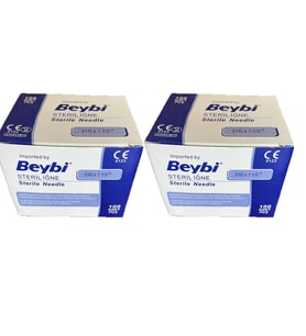 Beybi 21 G X 11/4" Steril Yeşil İğne Ucu 100 Adet 2 Kutu