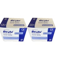 Beybi 21 G X 11/4" Steril Yeşil İğne Ucu 100 Adet 2 Kutu