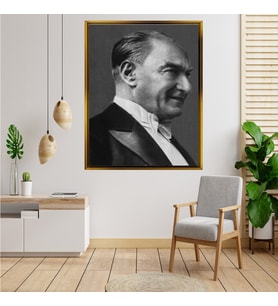 ÇERÇEVELİ ATATÜRK TABLO S54
