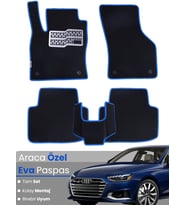 AUDİ A4 SEDAN (2016-2024) Uyumlu EVA Paspas Tam Set–Araca Özel,Su Geçirmez,Kolay Montaj