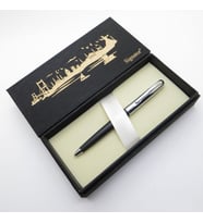 Signator® S332 Slim Siyah Krom Tükenmez Kalem  İsme Özel Kalem  Hediyelik Kalem (Karışık)
