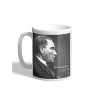 KİŞİYE ÖZEL MUSTAFA KEMAL ATATÜRK TASARIMLI KUPA BARDAK 09