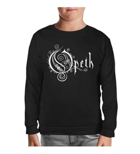 Opeth Logo Siyah Çocuk Sweatshirt