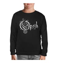 Opeth Logo Siyah Çocuk Sweatshirt