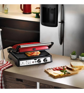 Aryıldız Multi Grill Tost Makinesi Kırmızı Ar256688