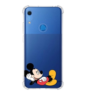 Huawei Y6s  Köşe Korumalı Antişok Kapak Mickey Mouse Tasarımlı Şeffaf  Kılıf