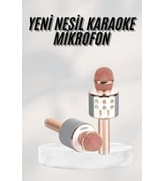 Northcity Bluetooth Hoparlör - USB, AUX, SD Kart, Karaoke Mikrofonlu, Uzun Pil Ömrü