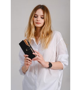 Kadın Kilit Detaylı Cüzdan 1001 Kum (STD)