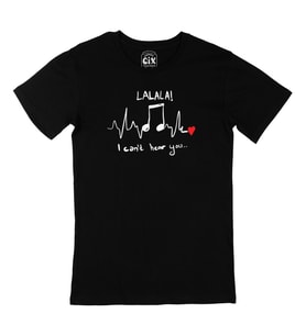 LALALA Siyah Tişört