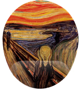 Munch Çığlık Scream Bilek Destekli Mouse Pad
