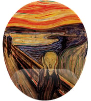 Munch Çığlık Scream Bilek Destekli Mouse Pad