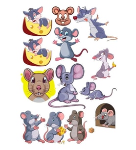 Fare Sticker Set-1 15 Parça Telefon, Tablet, Defter, Laptop Sticker