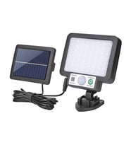 Powermaster JX-F56 Solar Panelli Hareket Sensörlü Üç Modlu Duvar Lambası