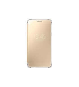 Galaxy A5 (2016) A510F ile Uyumlu Clear View Cover Altın EF-ZA510CFEGWW