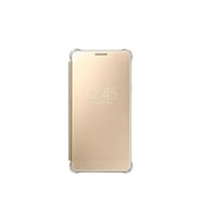 Galaxy A5 (2016) A510F ile Uyumlu Clear View Cover Altın EF-ZA510CFEGWW